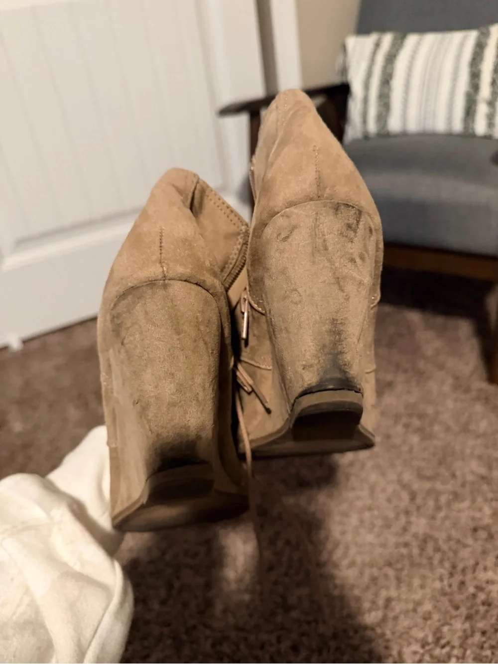Wedge booties
